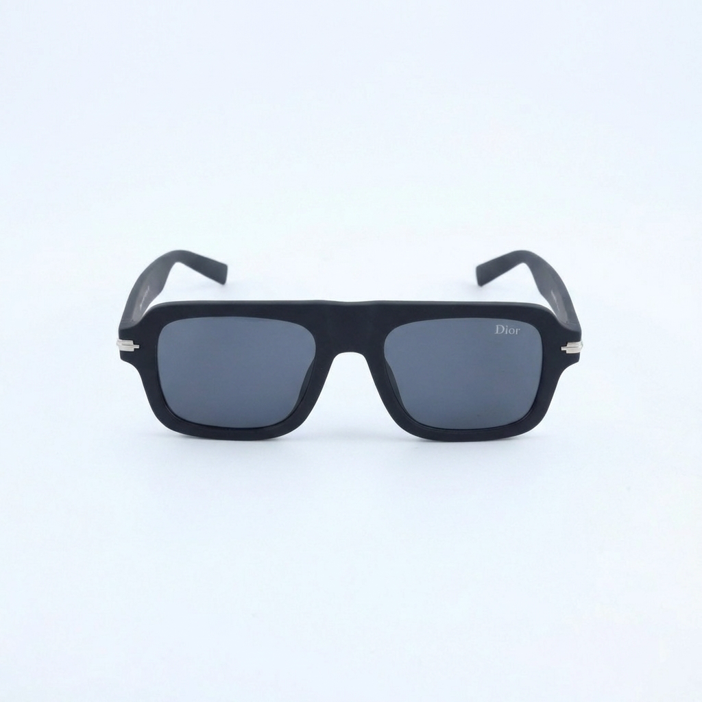 OG Shadow Luxe | Matte Black Classic Square Sunglasses