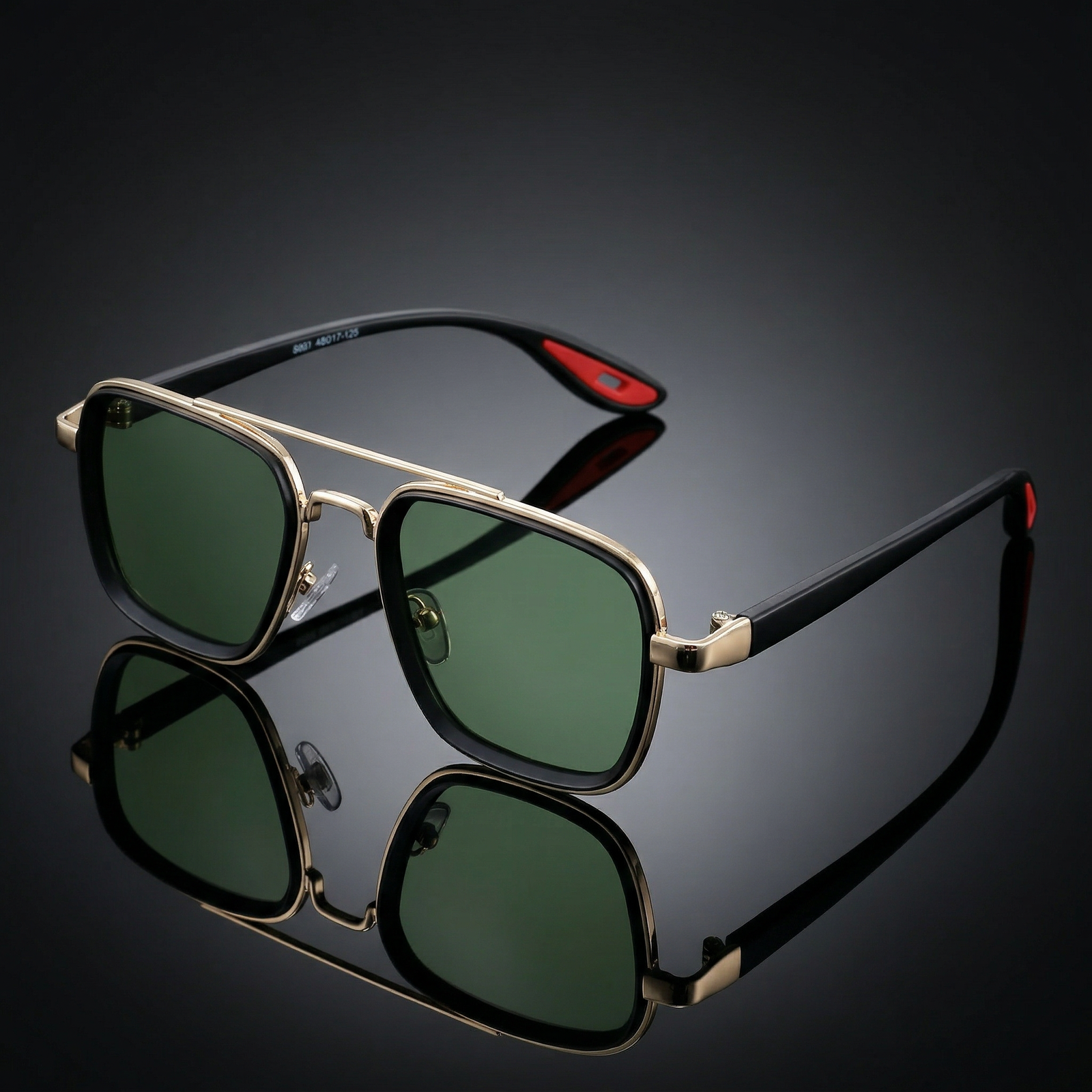 OG Shadow Pilot | Black Square Aviator Sunglasses