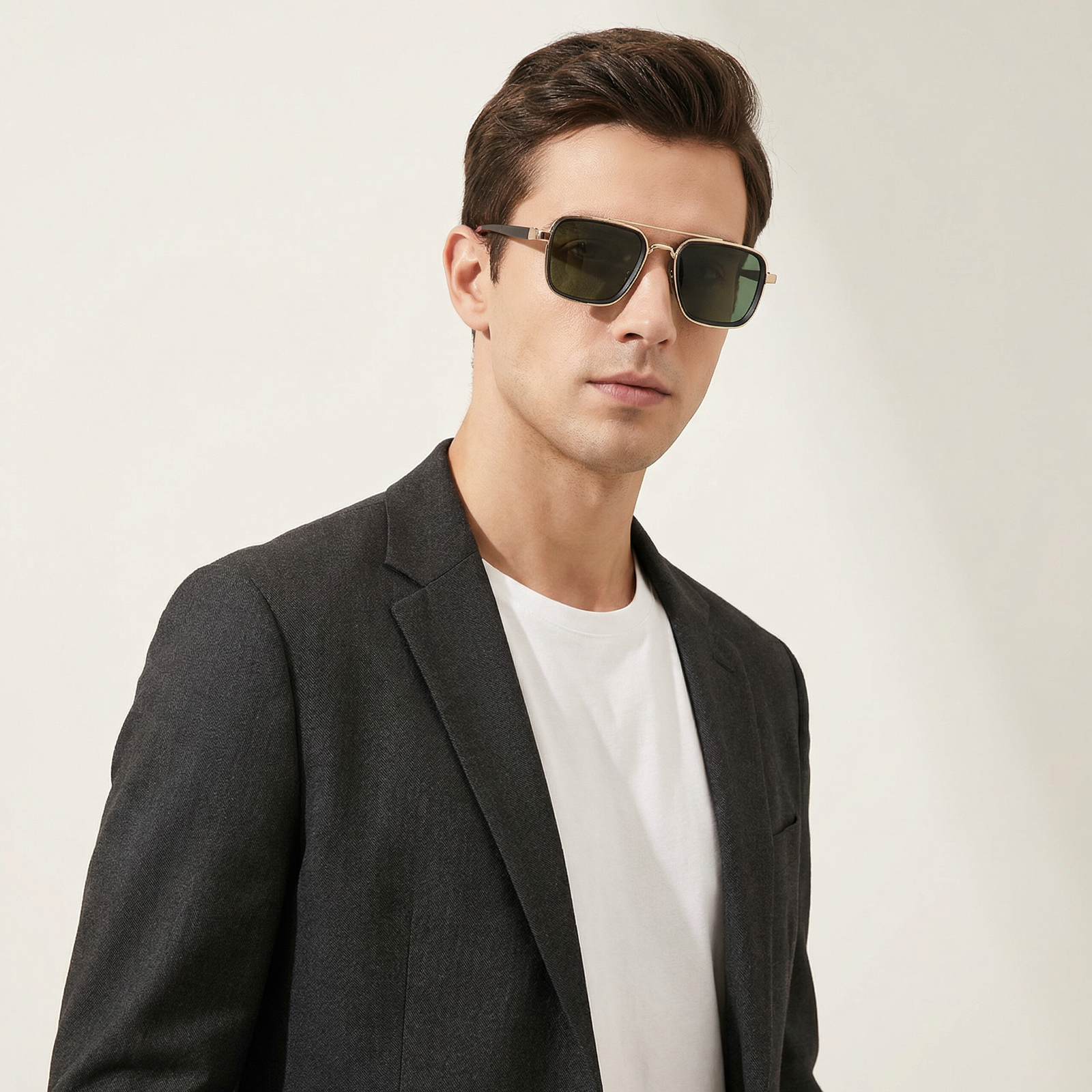 OG Shadow Pilot | Black Square Aviator Sunglasses