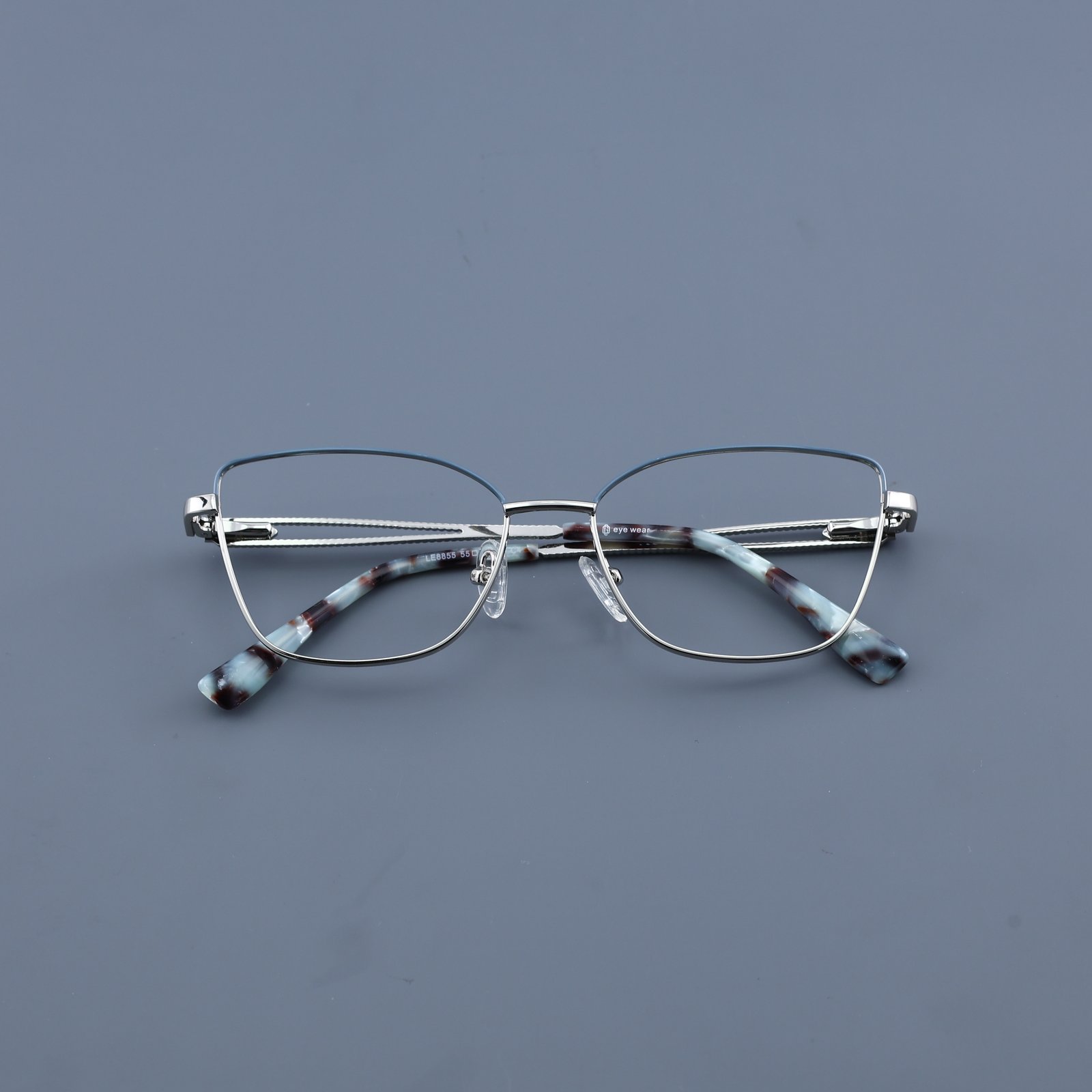 OG Silver Breeze | Sky Blue Metal Eyeglasses
