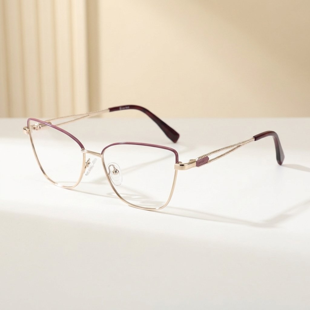 OG Silver Breeze | Sky Blue Metal Eyeglasses