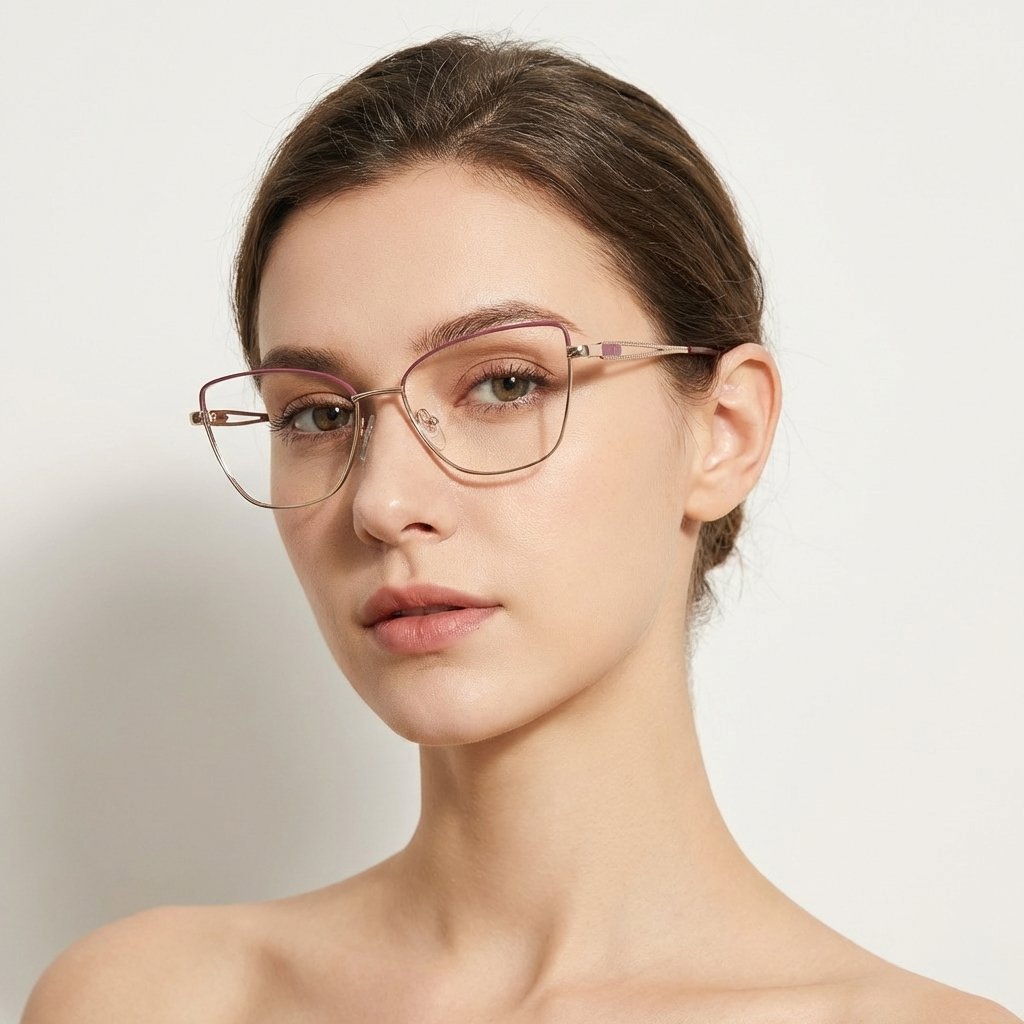 OG Silver Breeze | Sky Blue Metal Eyeglasses