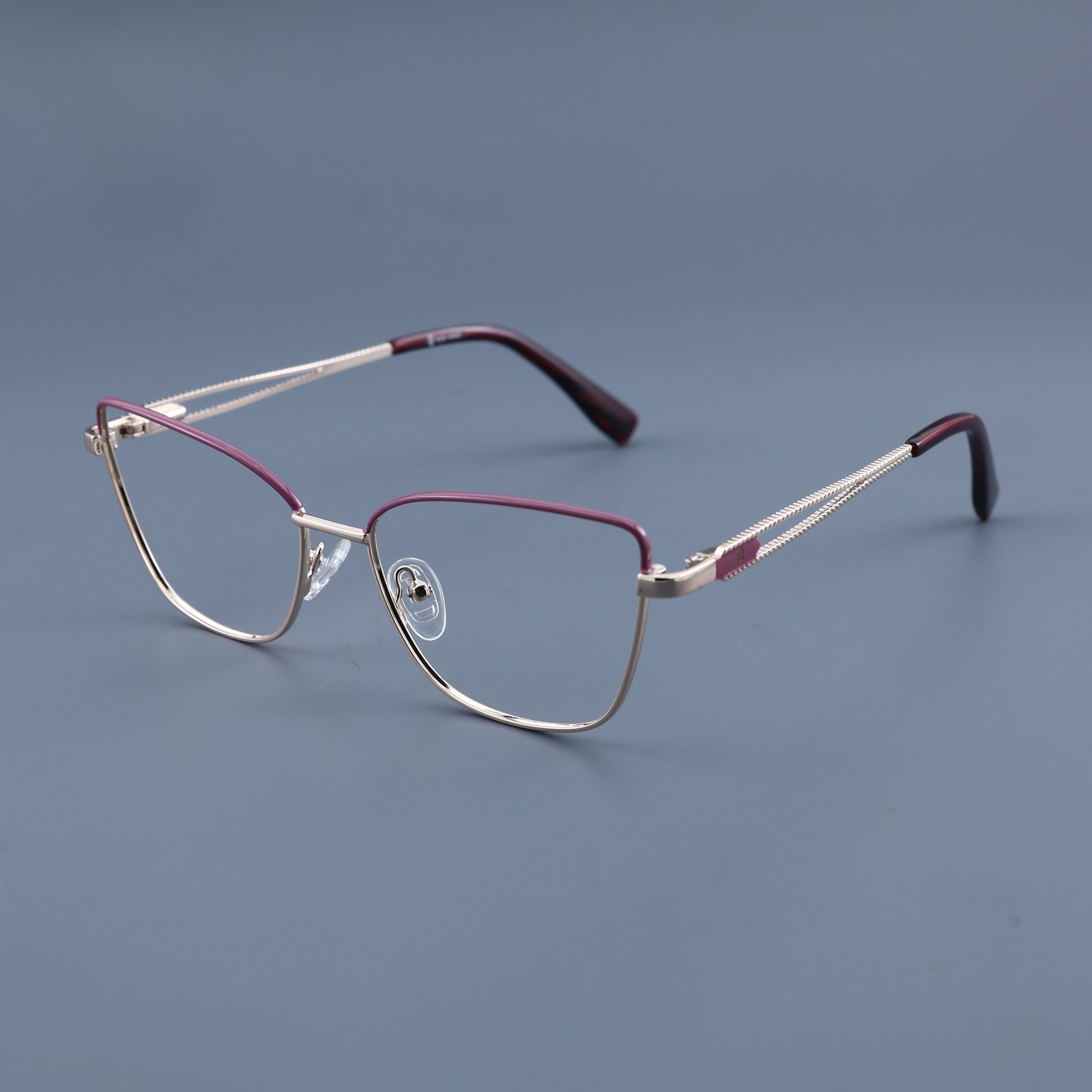 OG Silver Breeze | Sky Blue Metal Eyeglasses