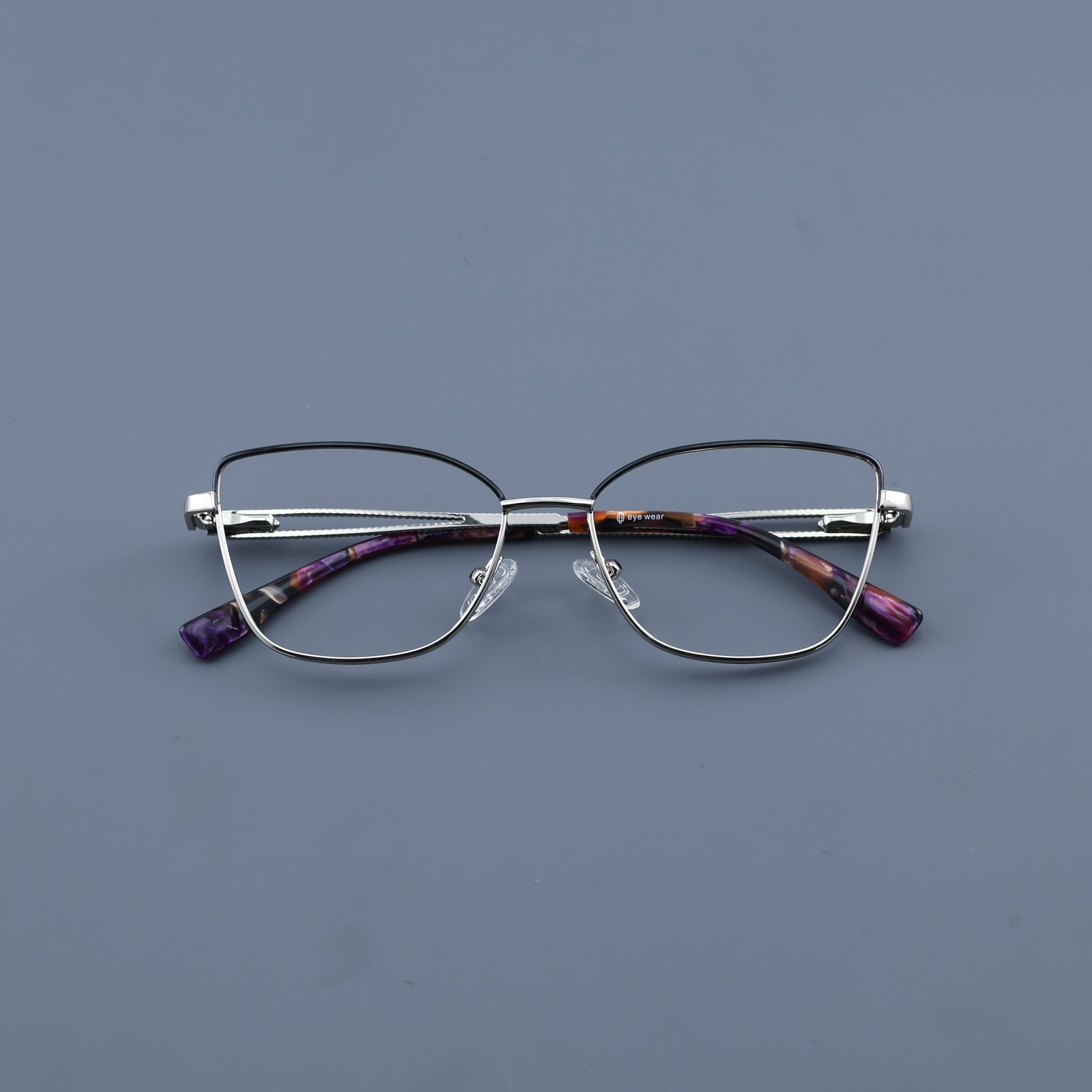 OG Silver Breeze | Sky Blue Metal Eyeglasses