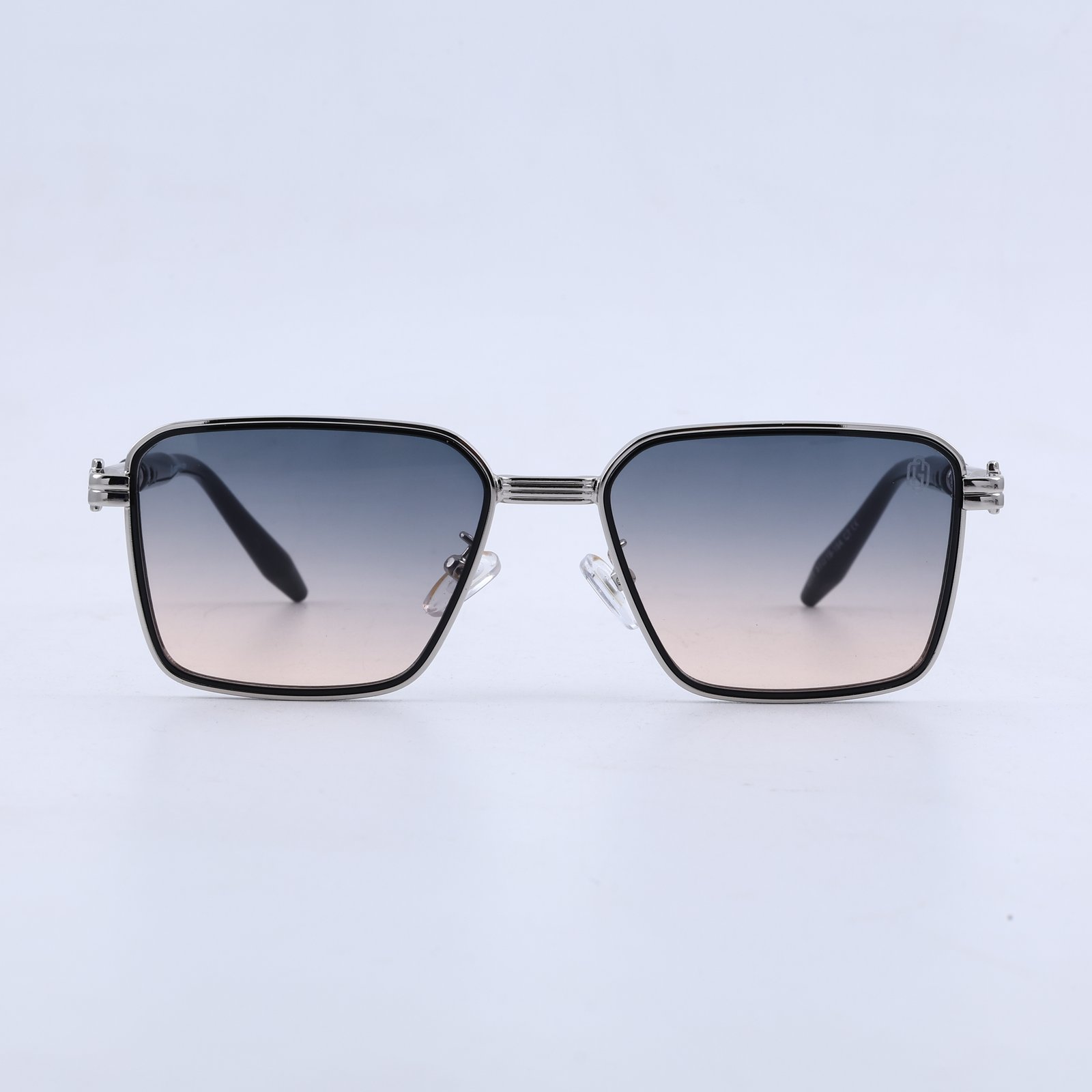 OG Silver Crest | Premium Silver Frame Sunglasses with Ice Smoke Gradient Lenses