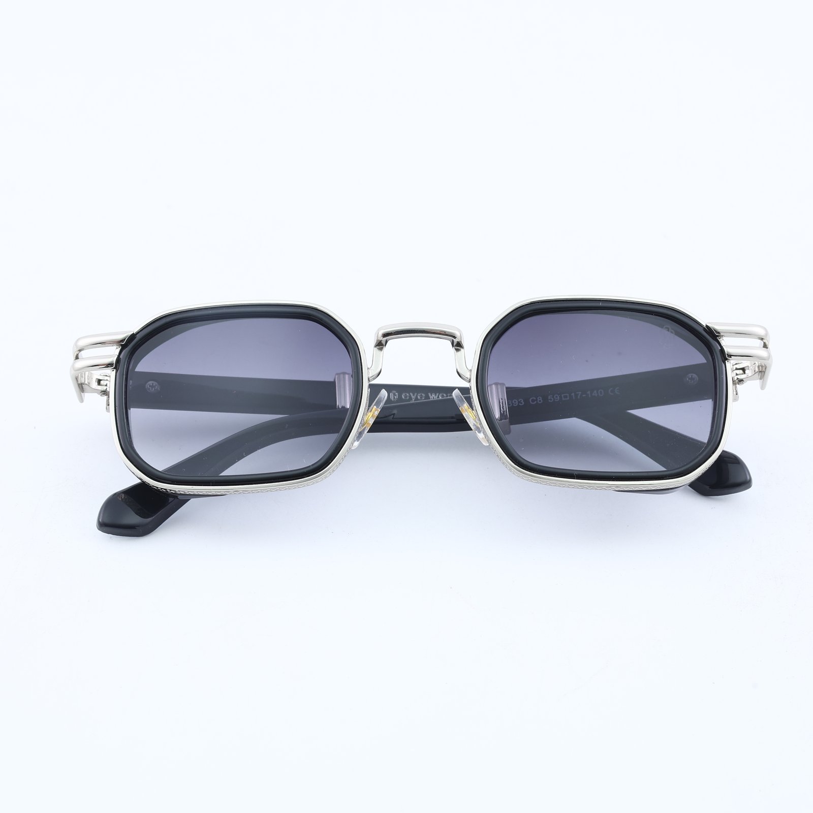 OG Silver Edge | Retro Square Luxe Sunglasses
