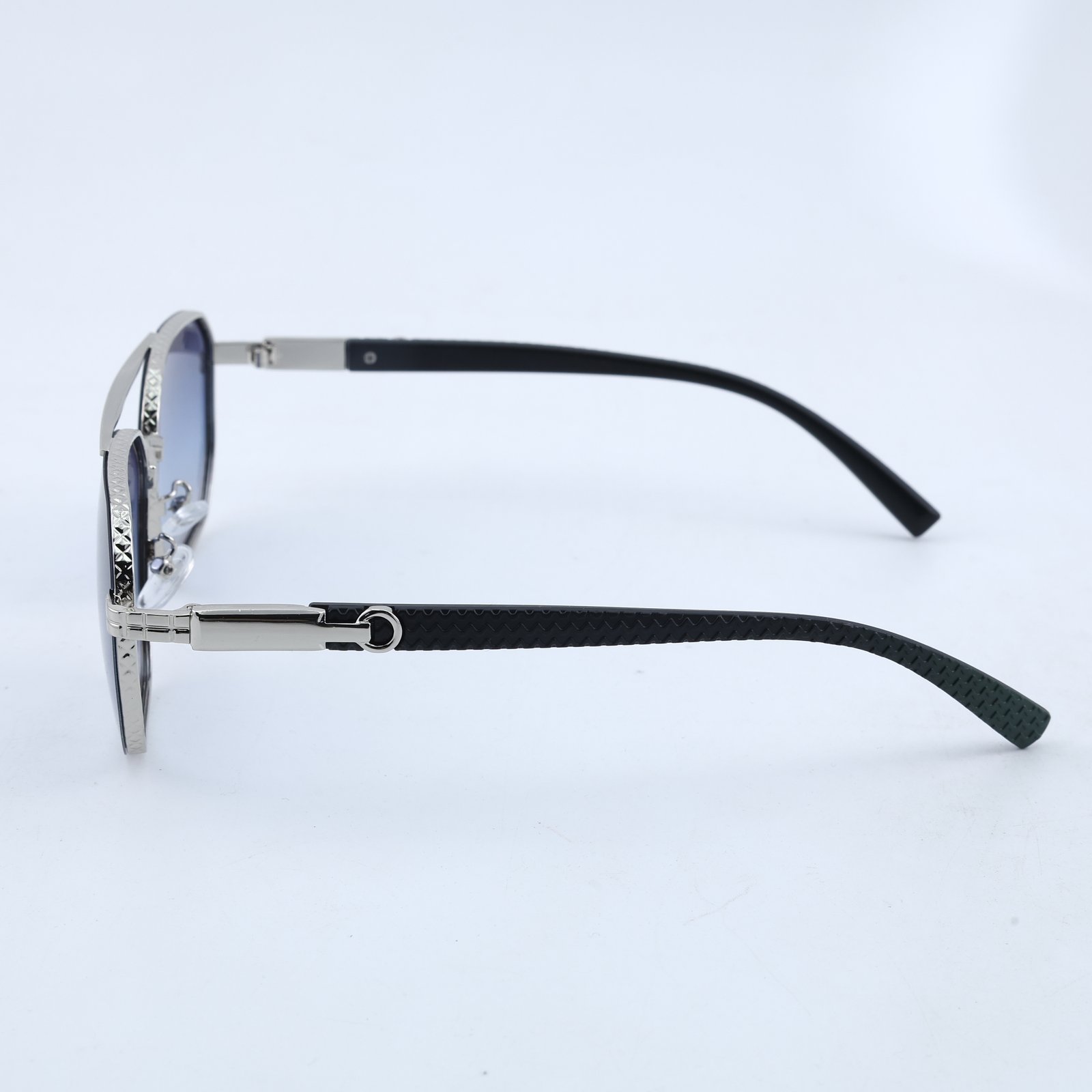 OG Silver Monarch | Textured Silver Aviator Sunglasses