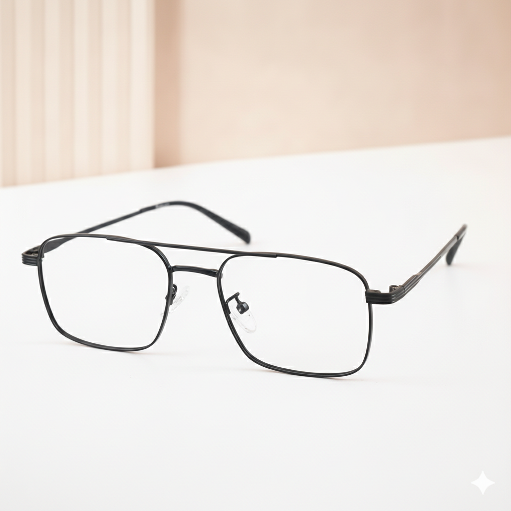 OG Sky Line Square Full Rim Eyeglasses | Premium Lightweight Optical Frame for Men