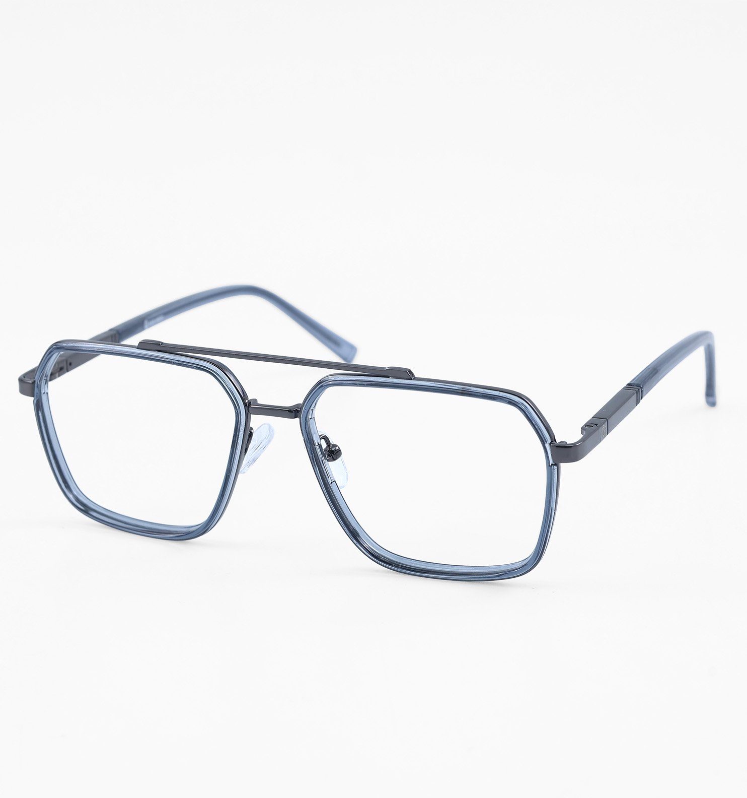 OG Slate Metal Square Eyeglasses | Premium Full Rim Optical Frame