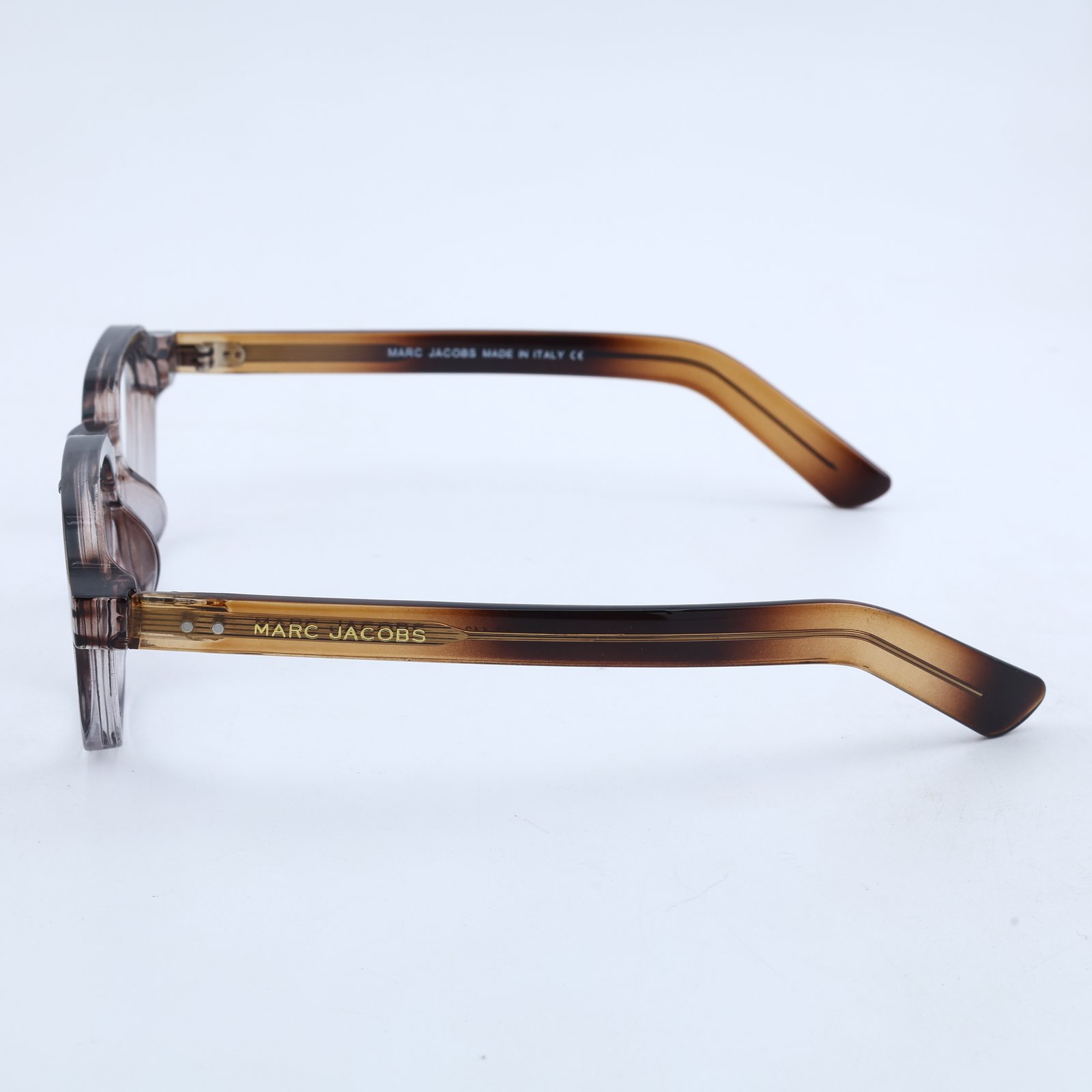 OG Smoke Amber | Crystal Brown Square Eyeglasses