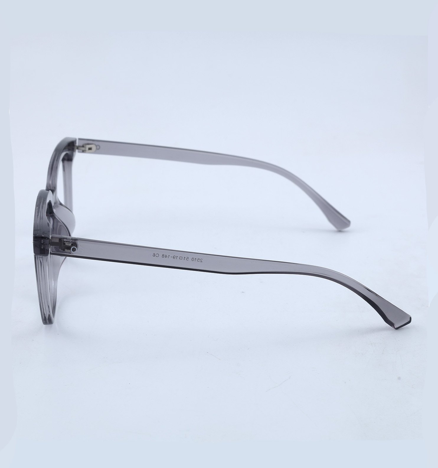 OG Smoke Curve Full Rim Eyeglasses | Modern Curved Optical Frame for Men &