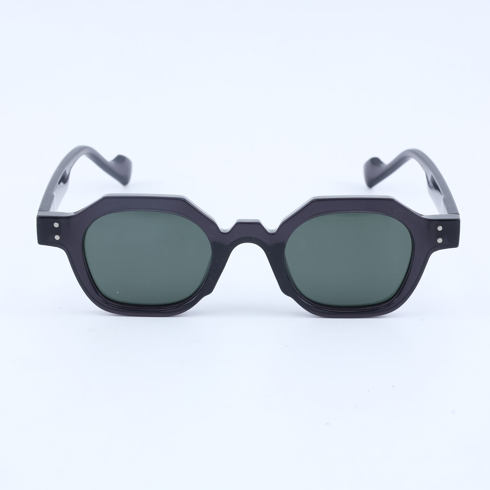 OG Smoke Cut | Geometric Round Matte Sunglasses