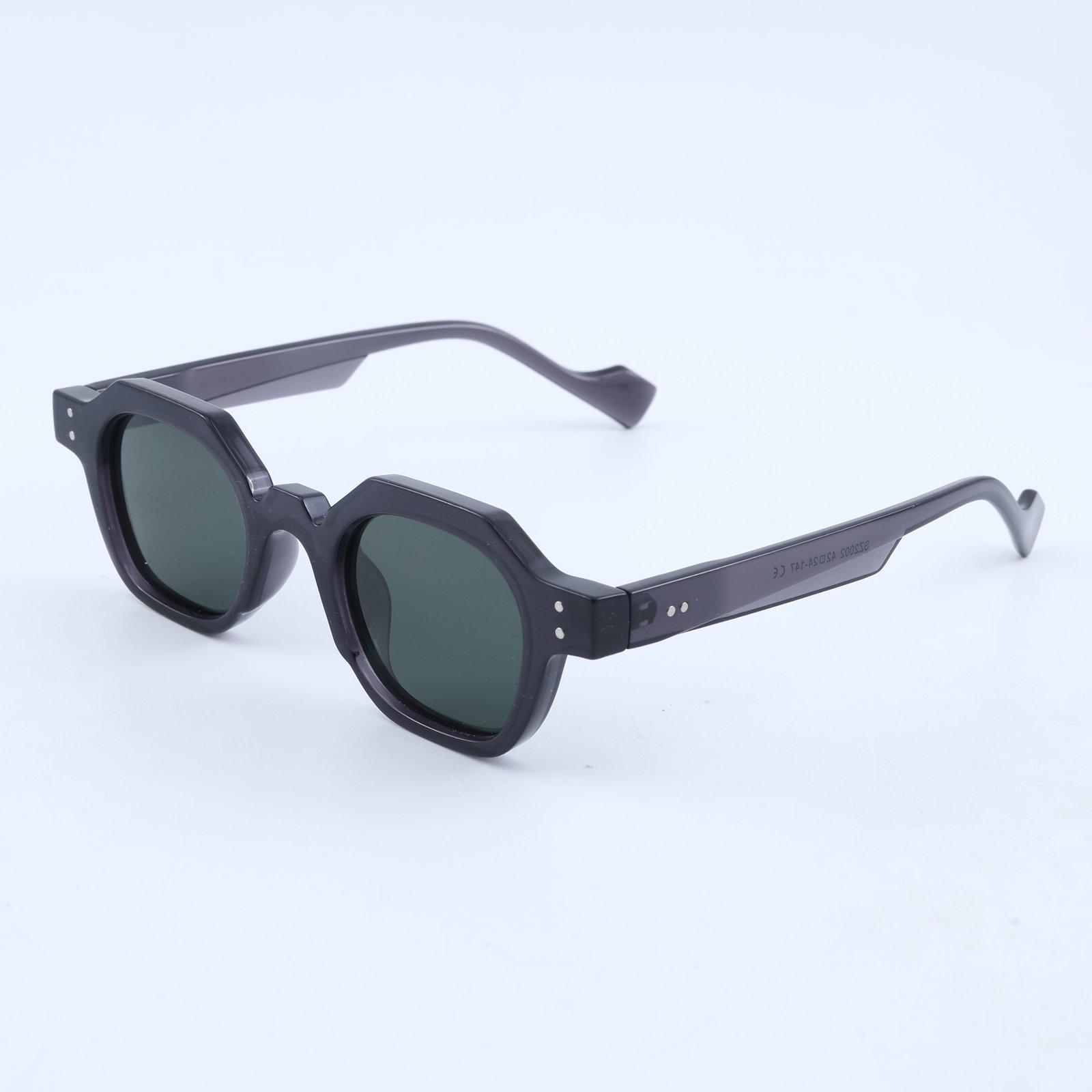 OG Smoke Cut | Geometric Round Matte Sunglasses