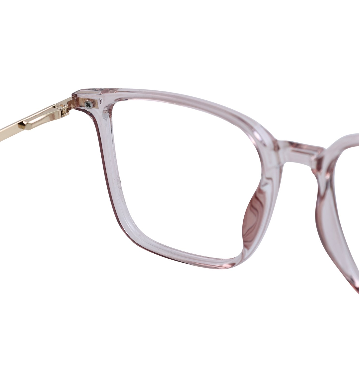 OG Square Everyday Full Rim Optical Frame – Black & Pink | Unisex Daily Wear Eyeglasses