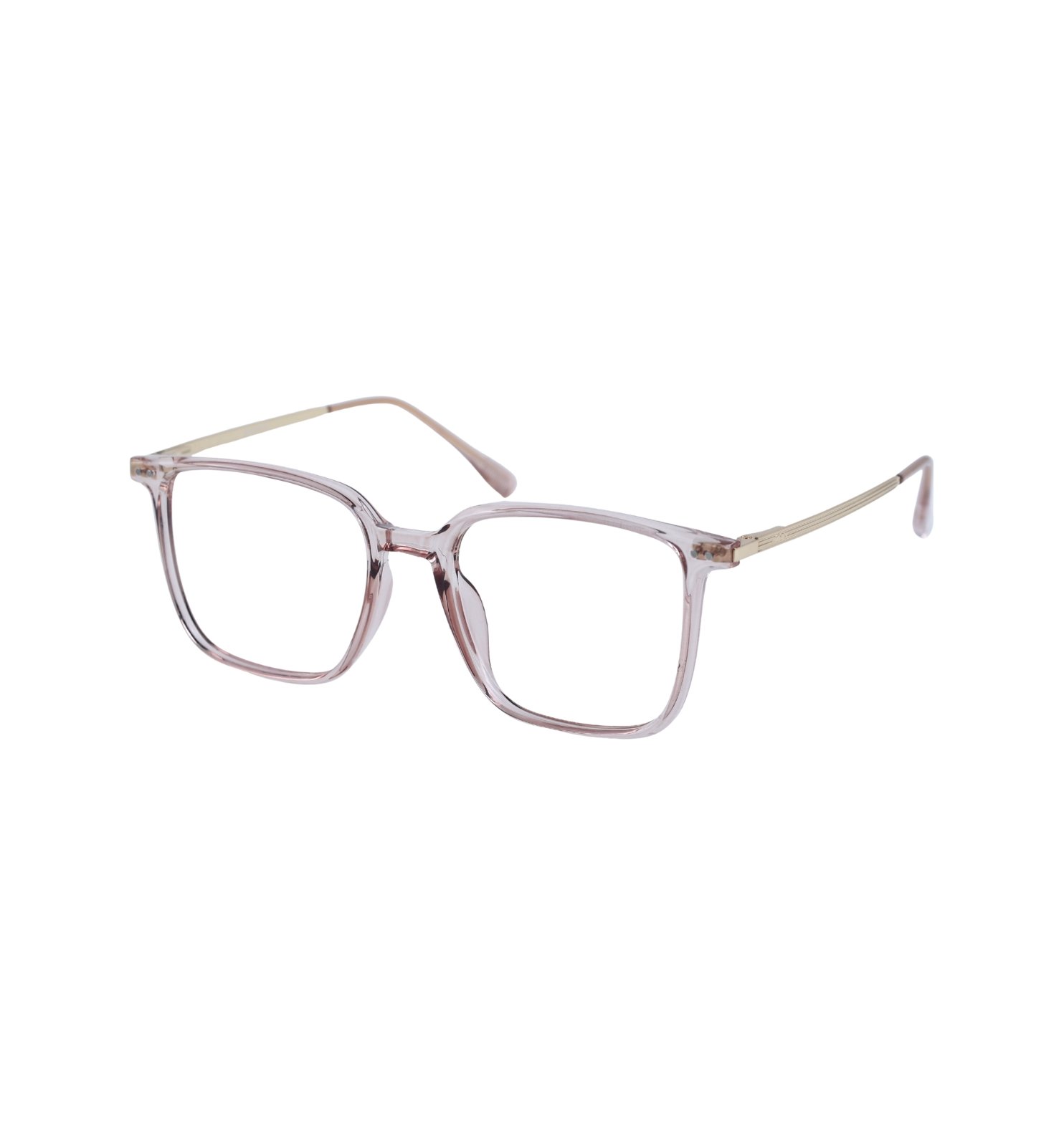 OG Square Everyday Full Rim Optical Frame – Black & Pink | Unisex Daily Wear Eyeglasses