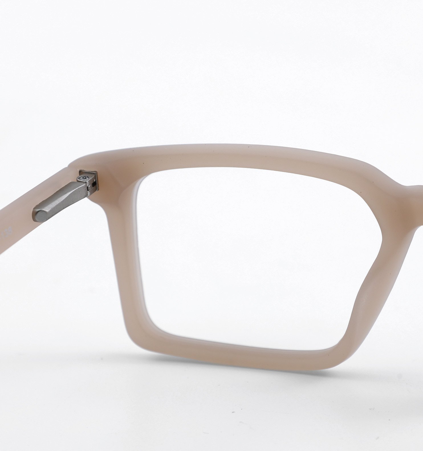 OG Square Modern Full Rim Eyeglasses for Men & Women – Brown & Grey