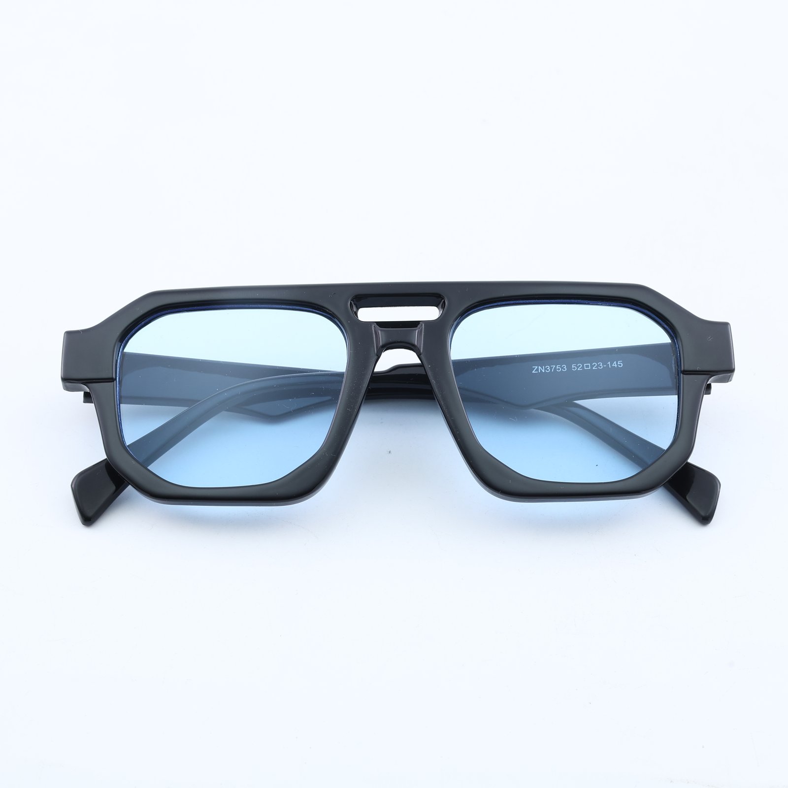 OG Stealth Blue | Bold Shield Frame Sunglasses