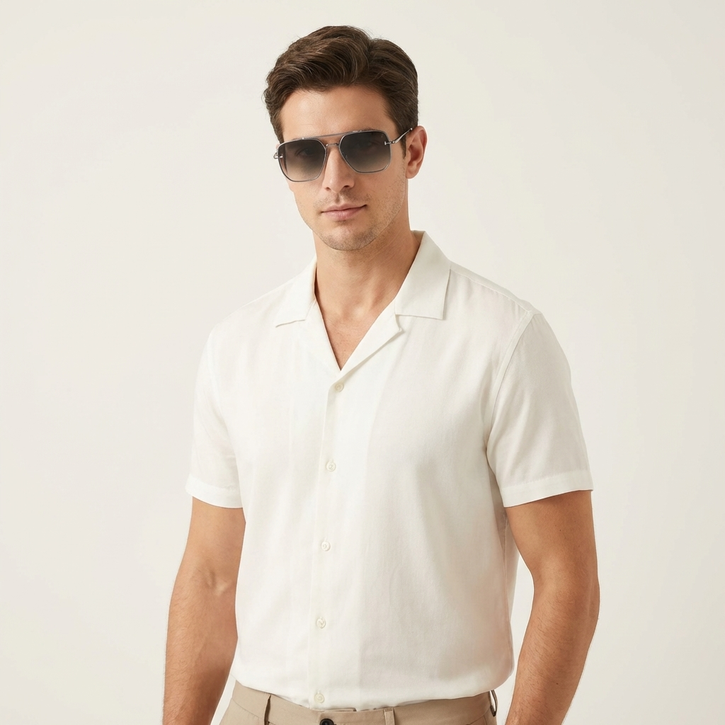 OG Steel Vision | Gunmetal Square Gradient Aviator Sunglasses