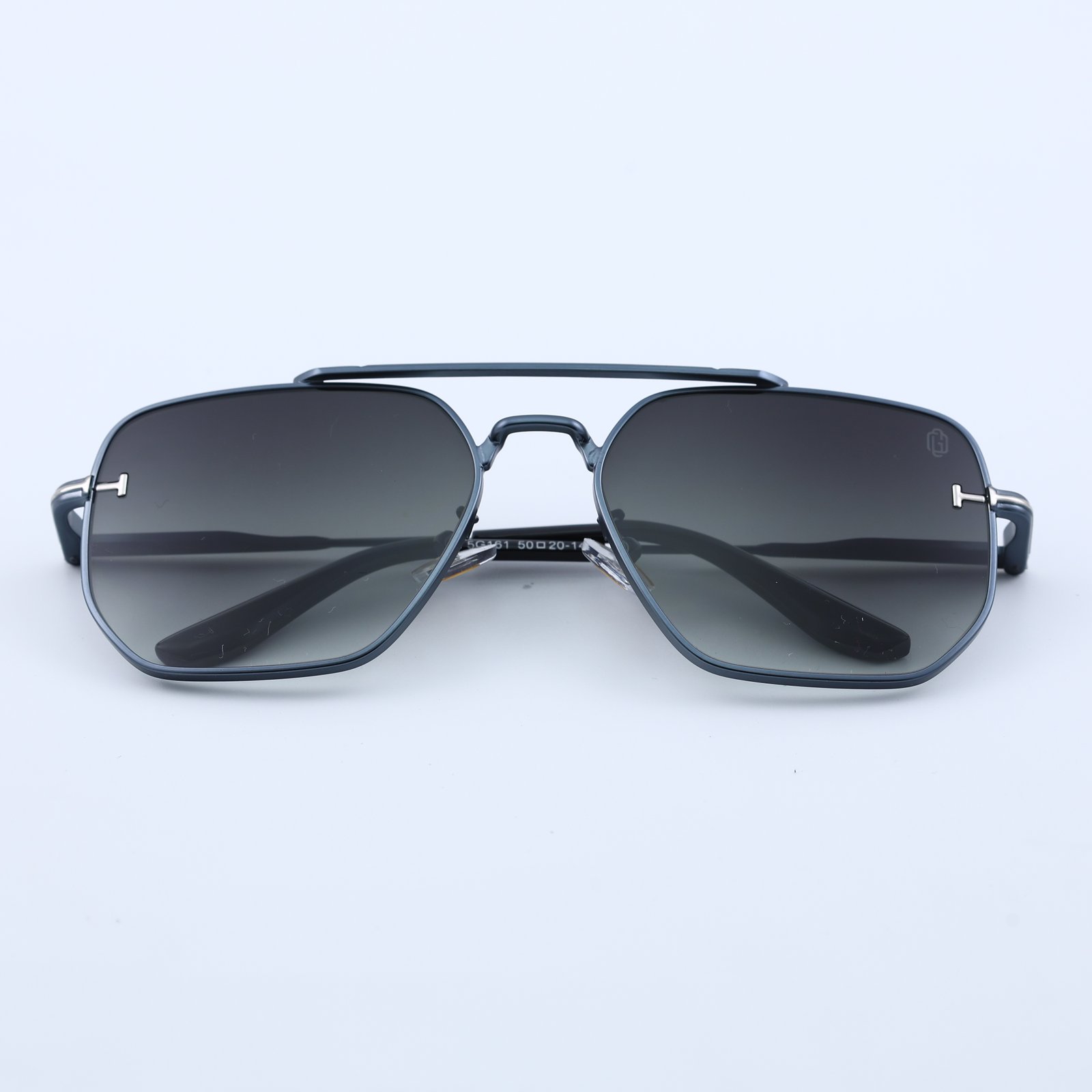 OG Steel Vision | Gunmetal Square Gradient Aviator Sunglasses