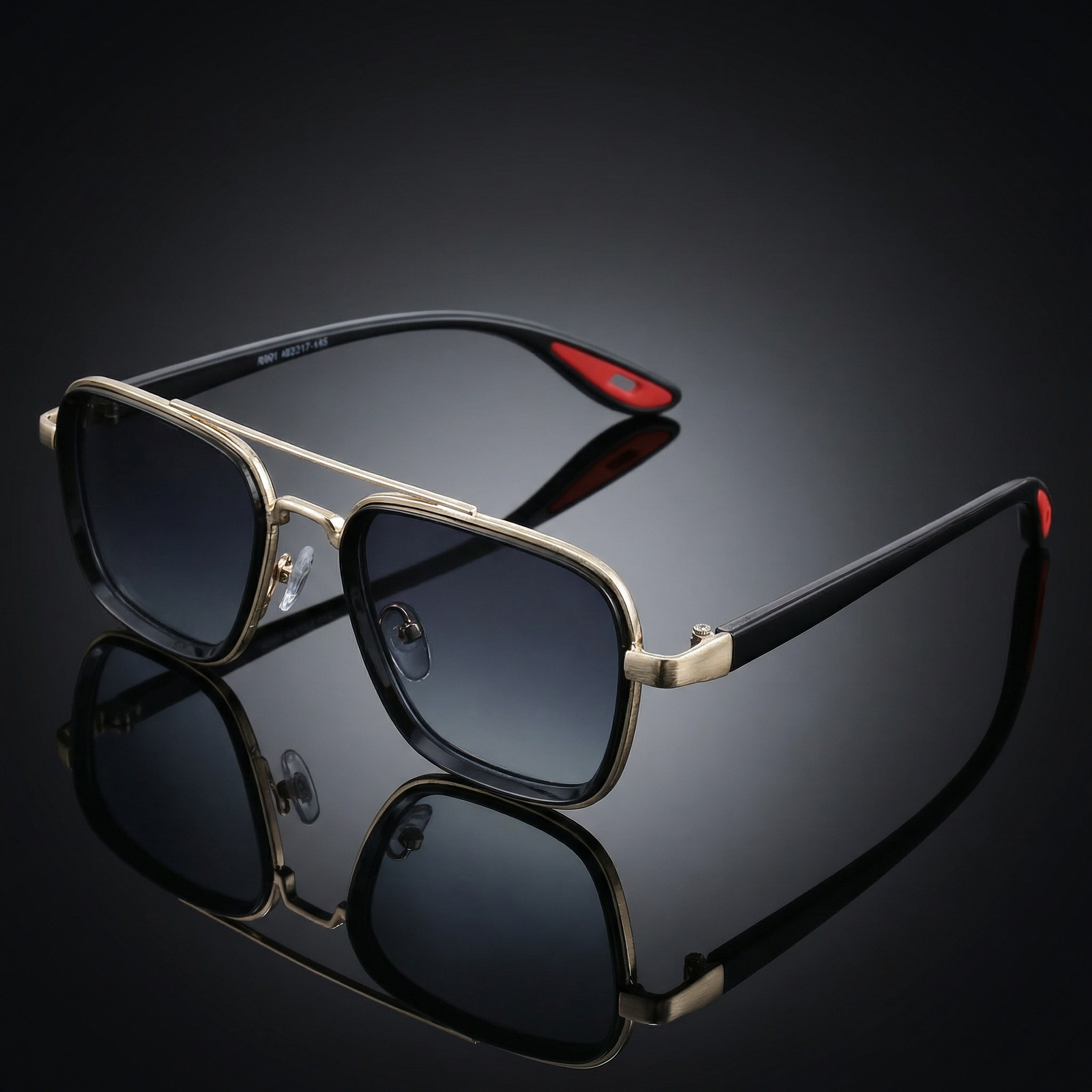 OG Urban Titan Aviator | Gold & Black Premium Square Sunglasses for Men