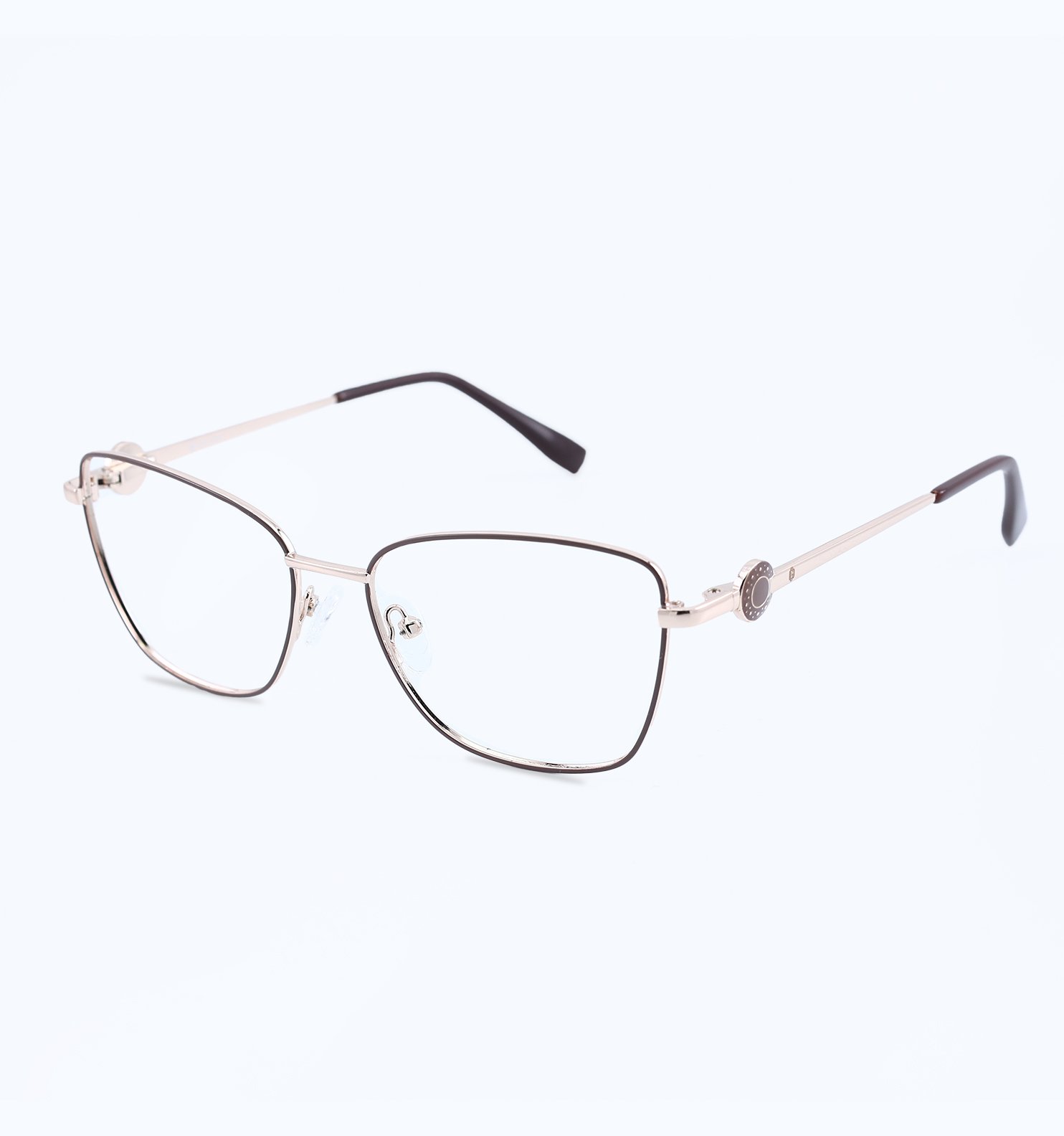 OG Vector – Metal Rectangular Women’s Eyeglasses | Elegant Lightweight Optical Frame