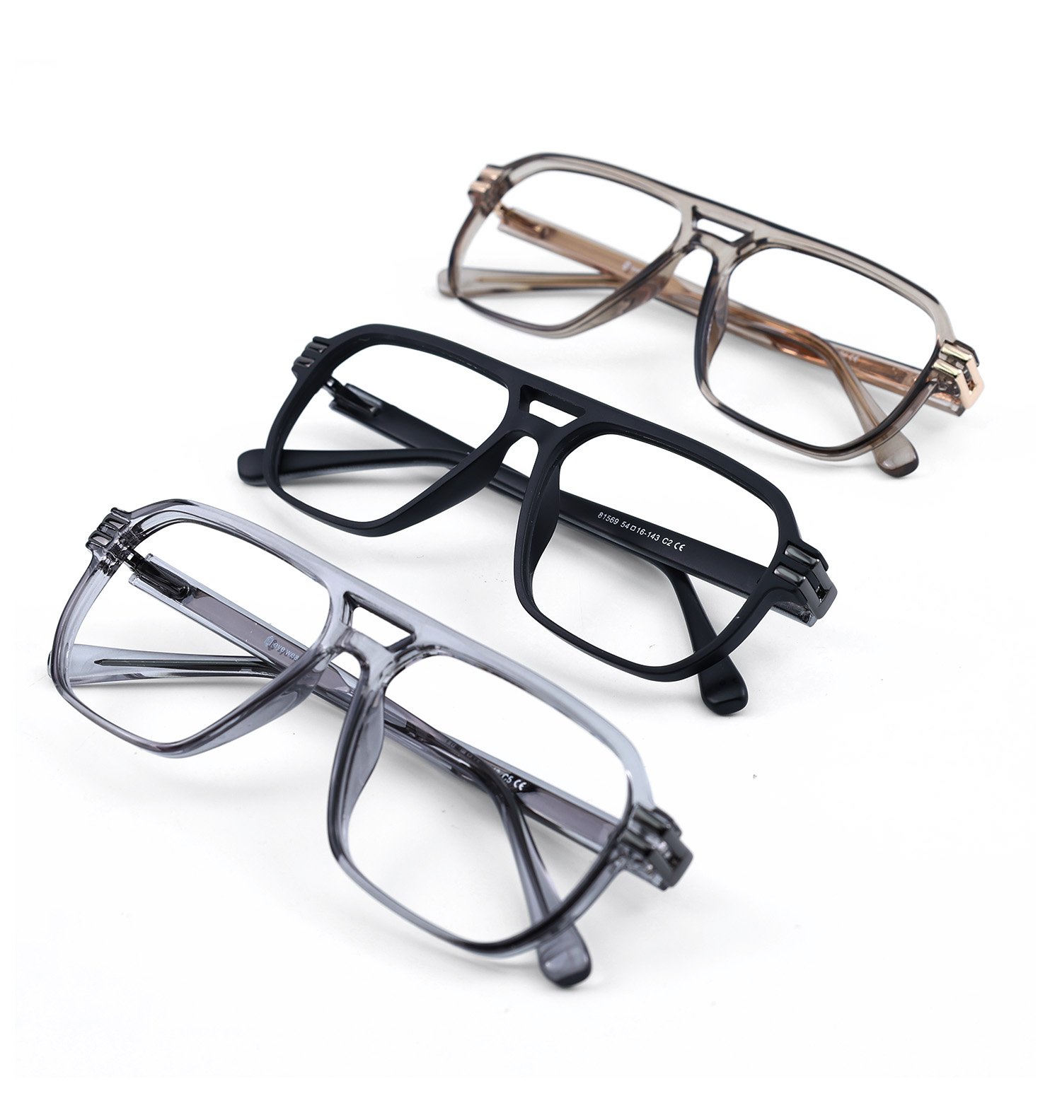 Square Drive Blue-Block Square Eyeglasses for Men & Women | Black, Brown & Grey