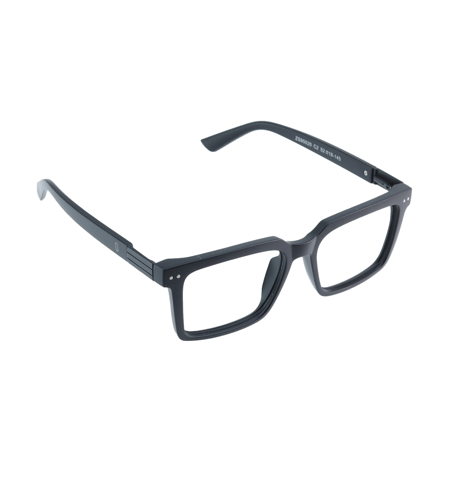 Unbreakable Carbon Fibre Square Eyeglasses – Full Rim Unisex Frame