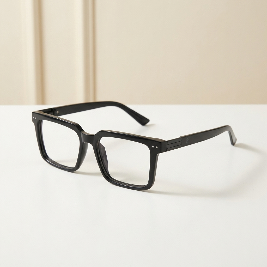 OG Unbreakable Carbon Fibre Square Eyeglasses – Full Rim Unisex Frame
