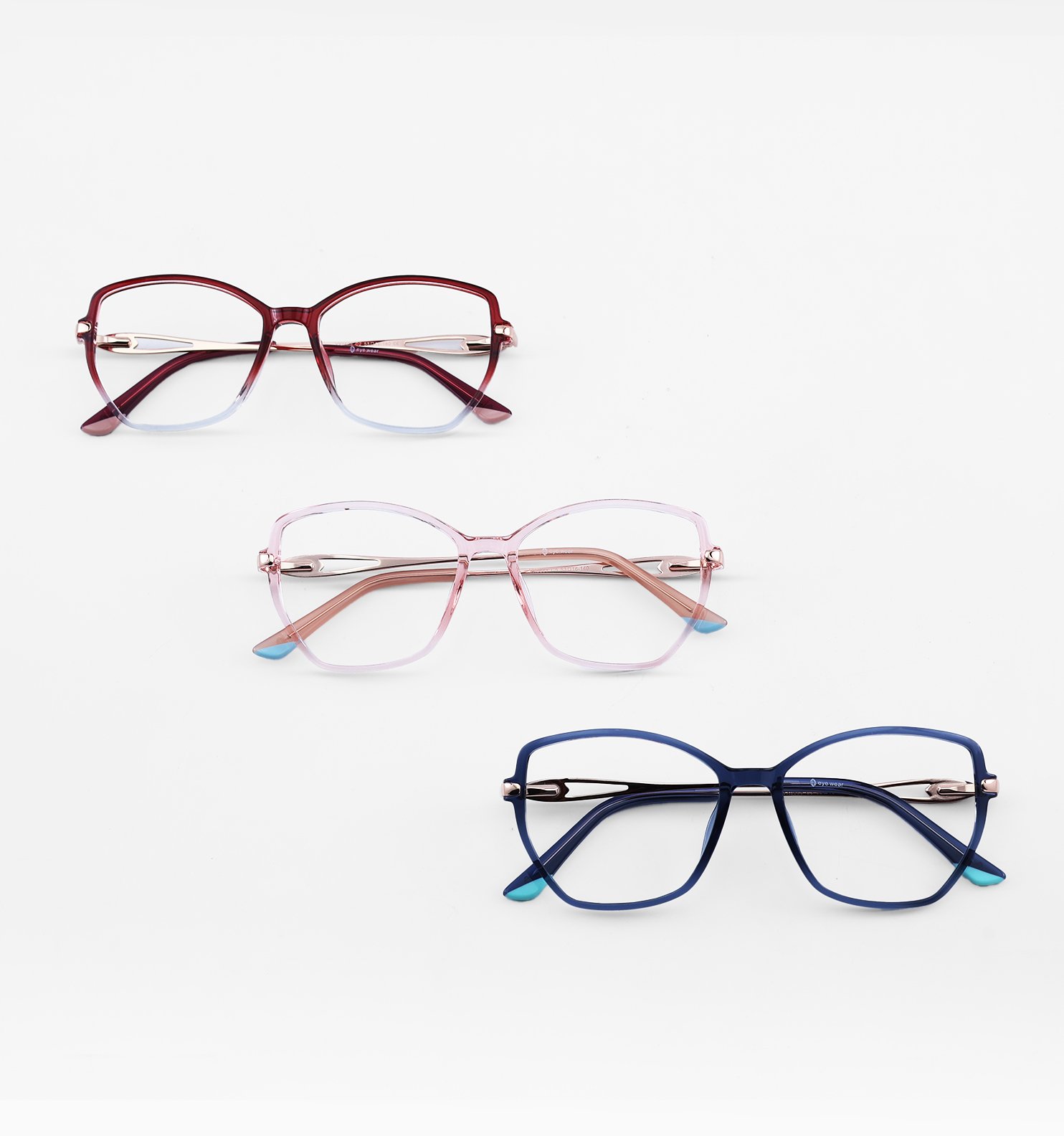 Women OG Rose Cat-Eye Eyeglasses | Full Rim Stylish Optical Frame for Women