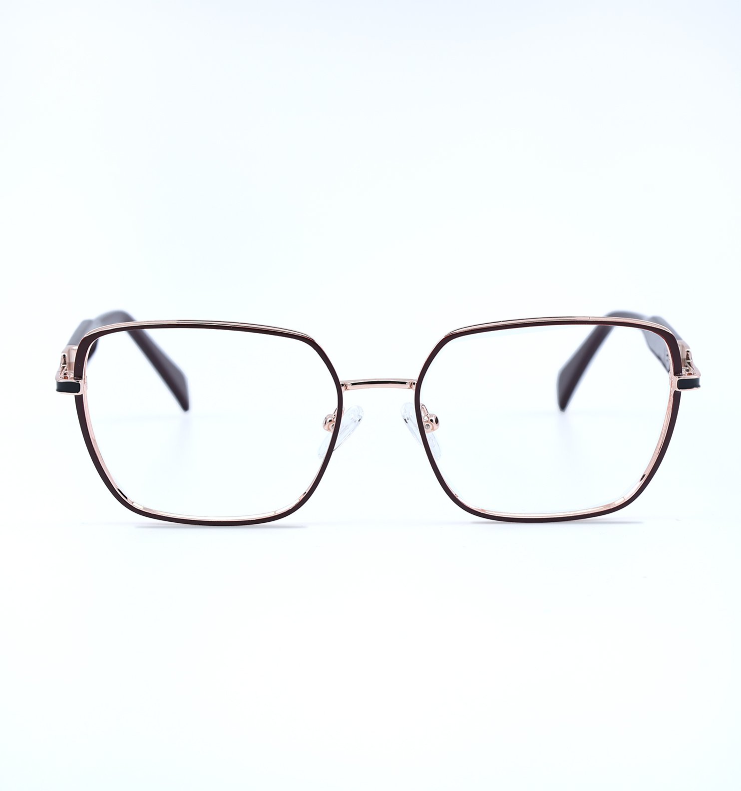 Women Prime Square Metal Eyeglasses | Premium Lightweight Optical Frame