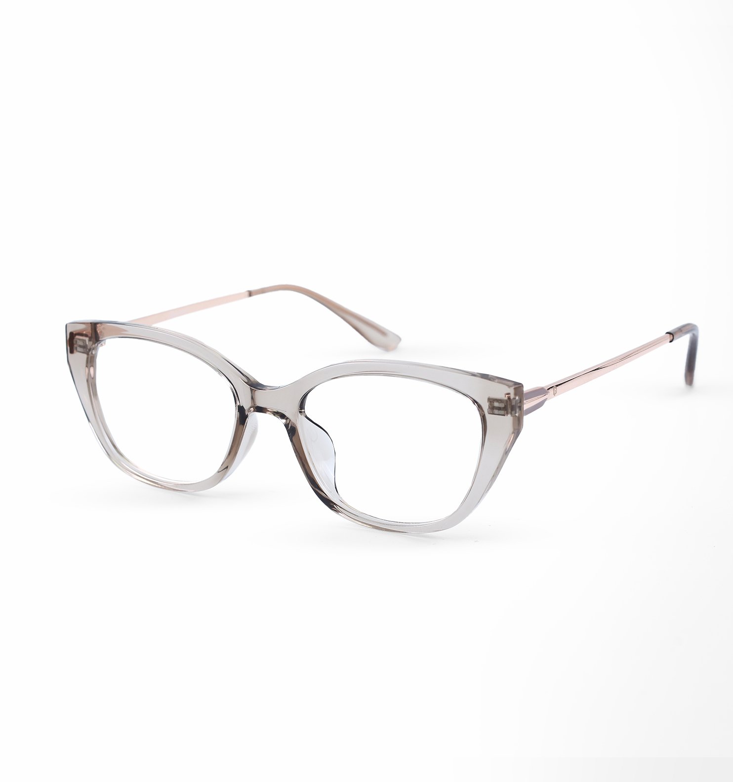 Women Velvet Curve Cat-Eye Eyeglasses | Full Rim Elegant Optical Frame