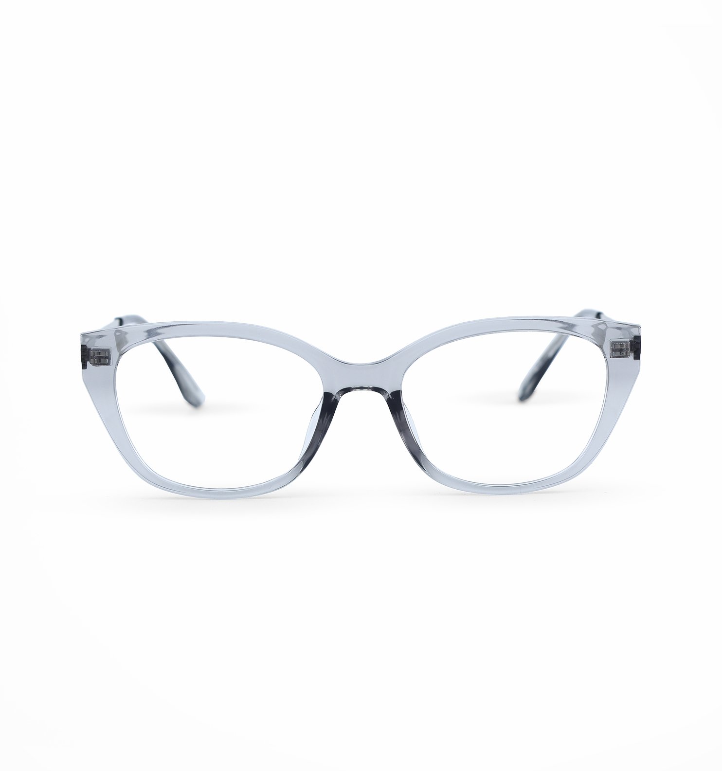 Women Velvet Curve Cat-Eye Eyeglasses | Full Rim Elegant Optical Frame