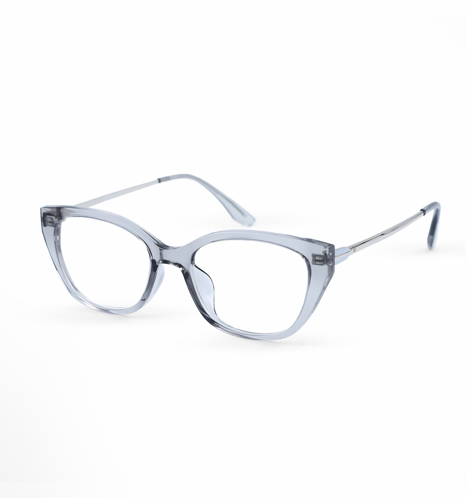 Women Velvet Curve Cat-Eye Eyeglasses | Full Rim Elegant Optical Frame