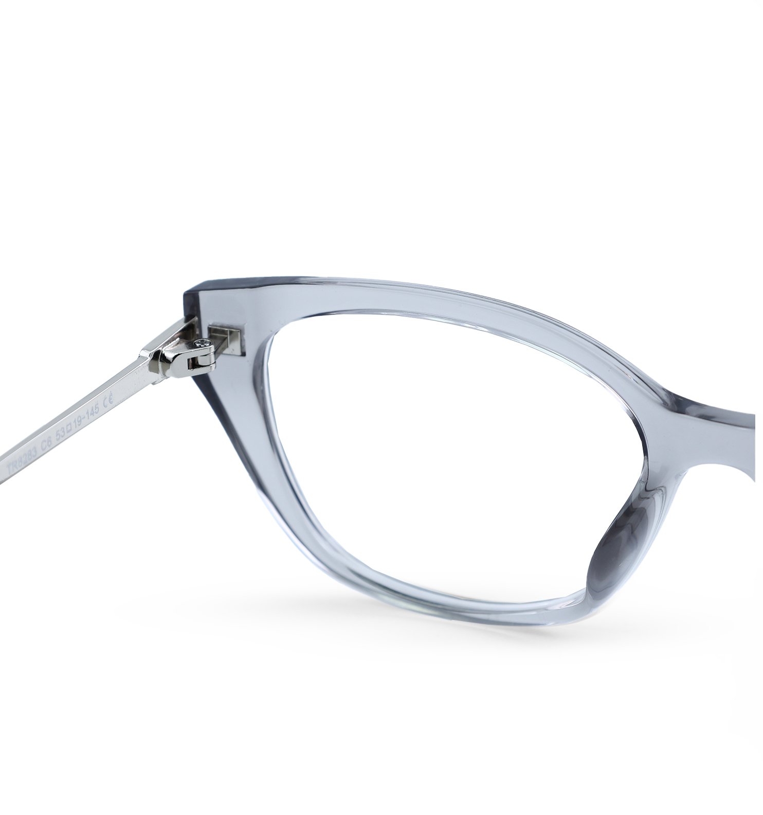 Women Velvet Curve Cat-Eye Eyeglasses | Full Rim Elegant Optical Frame